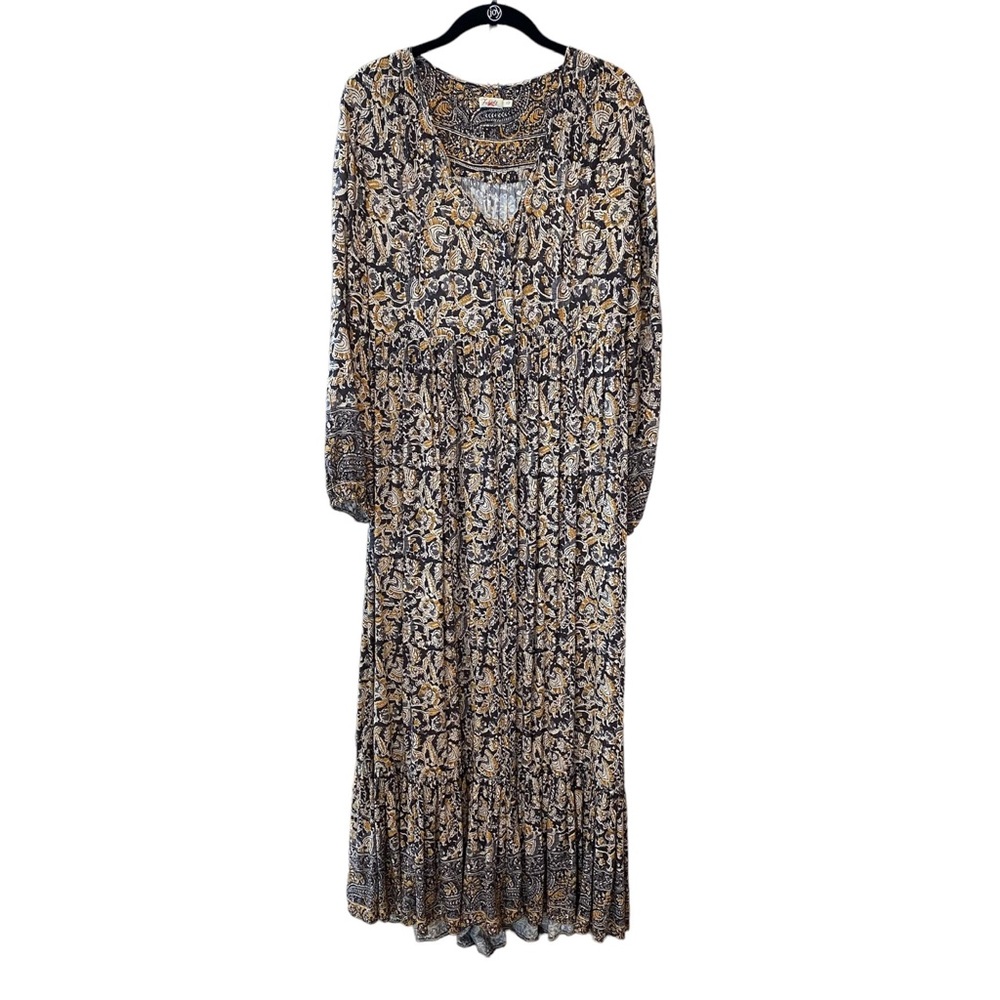 Faherty Paisley Print Maxi